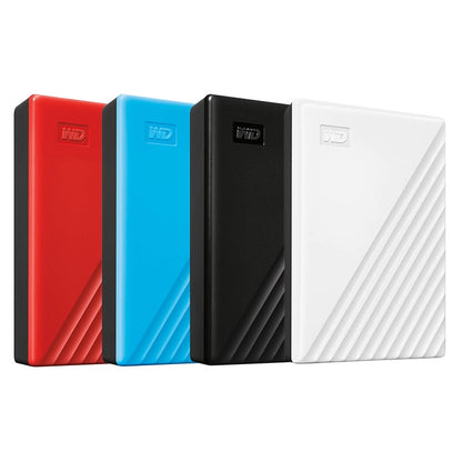 Western Digital WD My Passport Slim Exterl HDD Storage 1TB / 2TB / 4TB / 5TB Hard Disk Drive with USB 3.2 Gen 1 Interface, Security Password Protection, & Backup Software