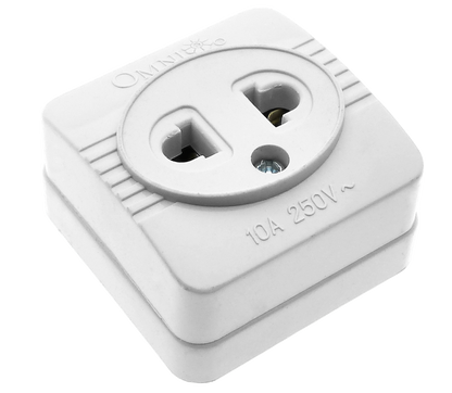 OMNI Surface Convenience Outlet Socket 10A 220V (1 Gang, 2 Gang, 3 Gang, 4 Gang) for Electronics Appliances | WSO-00