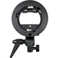 Godox S-Type Flash Bracket Bowens S Mount Holder Universal Type for Speedlite Flash Snoot Softbox Beauty Dish Honeycomb Umbrella