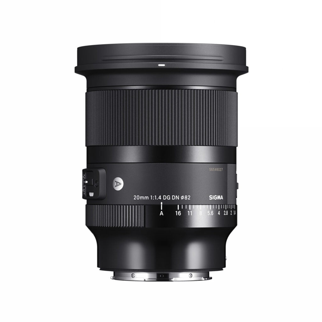 Sigma 20mm F1.4 DG DN Art Lens for Sony E-Mount Mirrorless Cameras/Full Frame Format with 82mm Front Filter Thread, Two SLD & Three Aspherical Elements for Professional Photography