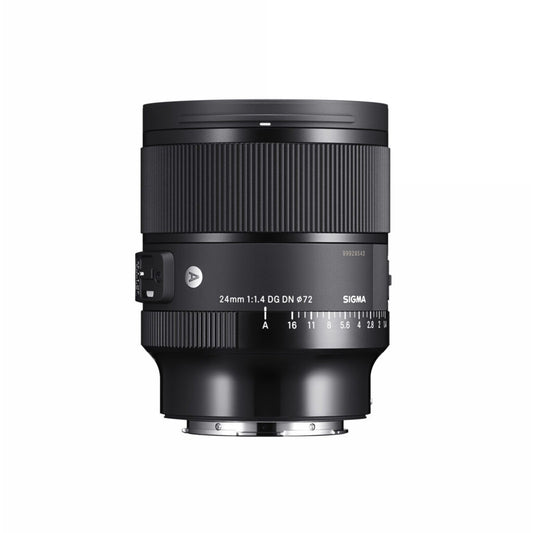 Sigma 24mm F1.4 DG DN Art Lens for Sony E-Mount Mirrorless Cameras/Full Frame Format with 72mm Front Filter Thread, Two FLD Elements & One SLD Elements, Four Aspherical Elements, and STM Autofocus Motor for Professional Photography