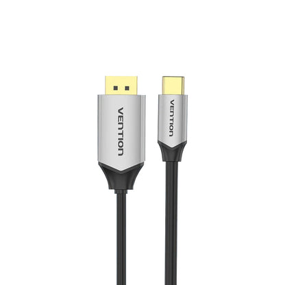 [CLEARANCE] Vention 4K UHD 60Hz USB-C to DP DisplayPort Male to Male Cable with Audio / Video Sync, Aluminum Alloy Shell and Gold Plated Contacts for Laptops, Mobile, and Tablets (1m, 1.5m, 2m) | CGZBF CGZBG CGZBH | JG Superstore