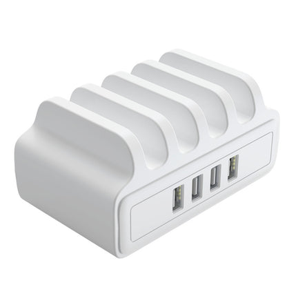ORICO Multi-Dock USB Desktop Charging Station with Built-In Cooling Fan, Smart Power Recognition & Safety Protection for iPad, iPhone, Android Smartphones & Tablets | ORICO-DUK - Variations - 4-PORT USB