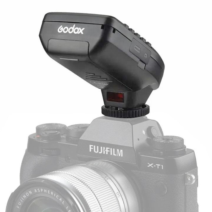 Godox XPRO-F XPROII-F 2.4Ghz Wireless Flash Trigger Transmitter with Autoflash and Max 328ft Range, Sekonic L-858 & TCM Function, Mobile App Control and Multi ID Access Settings for DSLR and Mirrorless Camera