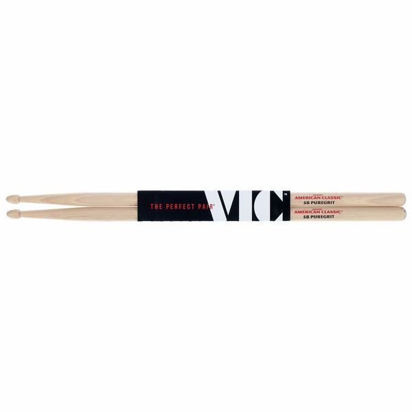 [CLEARANCE] Vic Firth American Classic 5B Hickory Wood Drumsticks (Pair) Drum Sticks for Drums and Percussion (Multiple Styles Available)