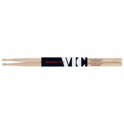 [CLEARANCE] Vic Firth American Classic 5B Hickory Wood Drumsticks (Pair) Drum Sticks for Drums and Percussion (Multiple Styles Available)