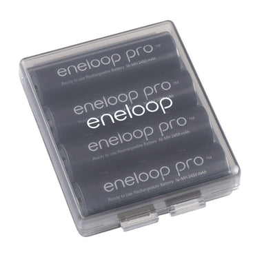 Panasonic Eneloop Pro Storage Case For AA and AAA Battery (Obsidian Grey)