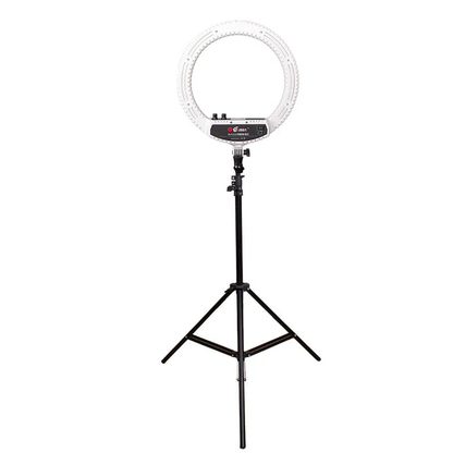 [CLEARANCE] Eirmai YB-RJ510 10-inch LED Ring Fill Light with Phone Holder for Vlogging, Photography, and Live Streaming Color - White