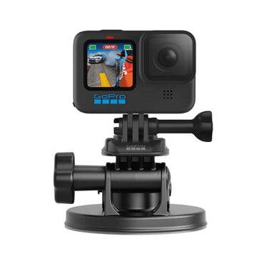 GoPro Suction Cup Mount with 3.4 Diameter, Standard and QR Quick Release Bases and Adjustable Arms for HERO 12 / 11 / 11 Mini / 10 / 9 and Legacy Action Cameras | AUCMT-302