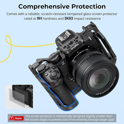 SmallRig Formfitting Aluminum Alloy Camera Cage for Nikon Z50 II Mirrorless Camera with Integrated Arca-Type Base, TO Rail, Shoe Mount, Strap Slots, QD Socket and 1/4"-20, 3/8"-16 Accessory Threads