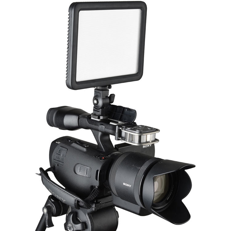 Godox LEDP120C Ultra-Thin 12W Dimmable LED Video Light Panel On-Camera Lamp 3200K-5600K Bi-Color Temperature with Hot Shoe Adapter