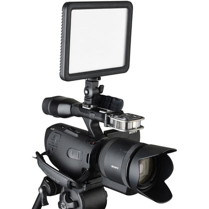 Godox LEDP120C Ultra-Thin 12W Dimmable LED Video Light Panel On-Camera Lamp 3200K-5600K Bi-Color Temperature with Hot Shoe Adapter