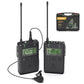 [CLEARANCE] MAONO AU-WM-730 Wireless Lavalier Lapel Microphone with -10dB Attenuation and Low Cut, Real-time Audio monitoring, 48-Channel and Mute Compatible with DSLR Cameras, Camcorders, iPhone, Android Smartphones, and Tablets