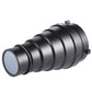 Pxel ST-6BL Metal Conical Snoot with Honeycomb Grid and Gel Filter Kit for Bowens Mount Studio Strobe Monolight Photography Flash