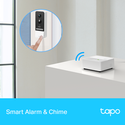 TP-Link H200 Smart Hub - Multi-Device Control Hub with Voice Assist, Smartphone app Interface, Built-in Chimes & Alarm for Home Security Cameras, Video Doorbells, Lights, Thermostats, Sensors, Buttons & Switches | TP LINK TPLINK