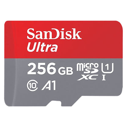 SanDisk Ultra 256GB SDXC UHS-I Micro SD Card with 150mb/s Read Speed A1 | SDSQUAC-256G-GN6MN