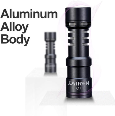 [CLEARANCE] Sairen by Ulanzi VM-Q1 Shotgun Video Microphone, Compact On-Camera Recording Mic, with Shock Mount DeadCat Windscreen, Universal for Smartphone and Camera