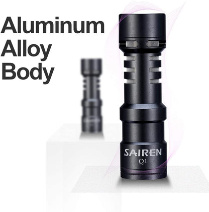 [CLEARANCE] Sairen by Ulanzi VM-Q1 Shotgun Video Microphone, Compact On-Camera Recording Mic, with Shock Mount DeadCat Windscreen, Universal for Smartphone and Camera
