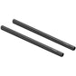 SmallRig 2pcs 30cm Black Aluminum Alloy 15mm Rod with M12 Threaded Ends 1053
