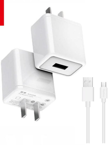 [CLEARANCE] Yoobao Y-725A 2.1A Quick Intelligent Charger Set with 2m Cable Lightning, Type C, and Micro USB for Apple and Android Smartphones