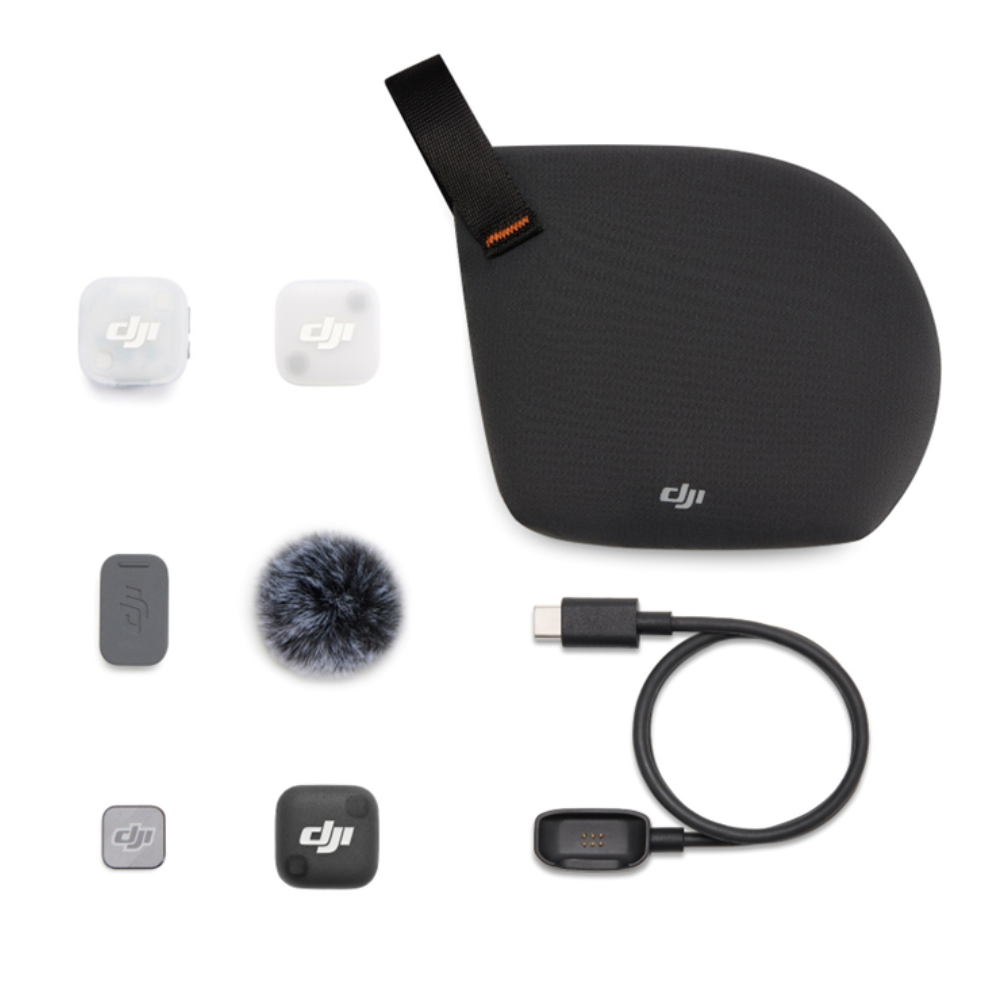 DJI Mic Mini 2 Wireless Microphone System 2TX + RX with Charging Case