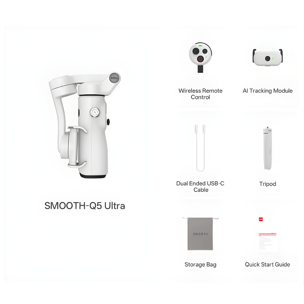 ZHIYUN Smooth Q5 / Smooth Q5 Combo Ultra 3-Axis Gimbal Stablizers for Smartphone