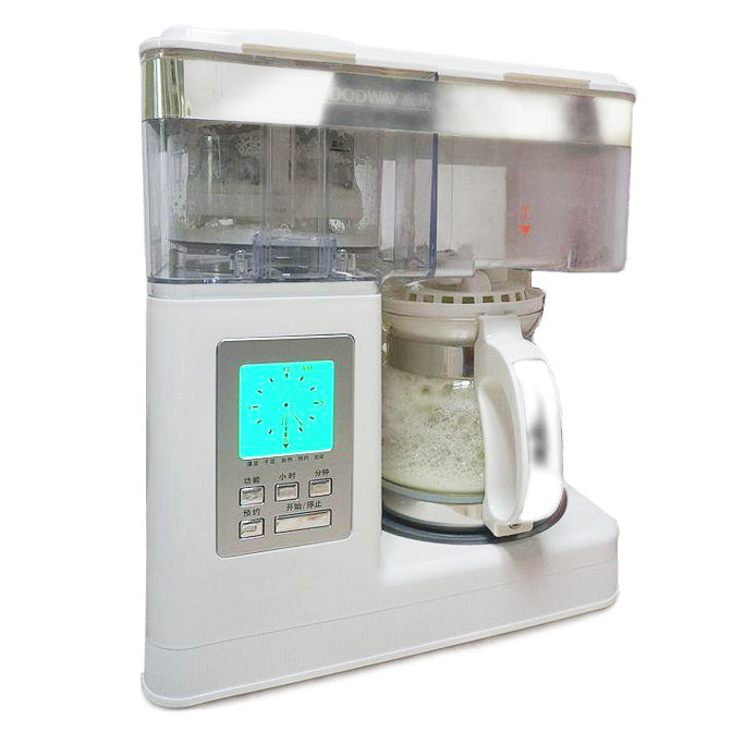 Goodway 600W 1L Automatic Smart Soybean Milk Maker with 12-Hour Timer Function, and Easy-to-Clean Plastic Tanks and Cup | GSM-168