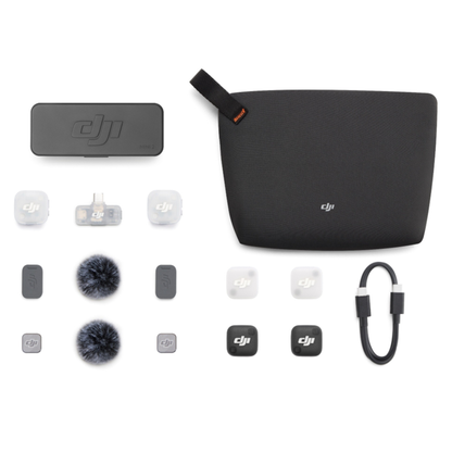 DJI Mic Mini 2 Wireless Microphone System 2TX + RX with Charging Case
