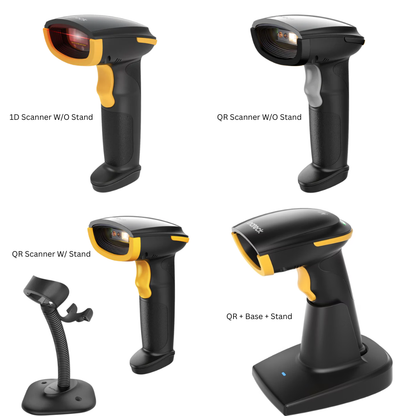 Inateck BCST Wireless 1D | 2D Handheld Barcode & QR Scanner