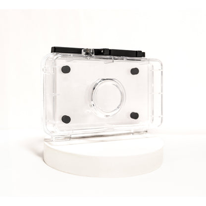 Camp Snap Version 103B Vintage Style Screen-Free Digital Camera Point & Shoot with 8MP Sensor, Rechargeable Battery 500 Max Shots per Single Charge, Internal 4GB MicroSD Card Slot Max 2000 Shots and LED Flash with Controls for Photography