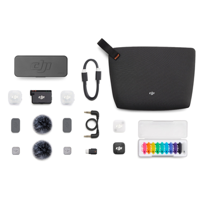 DJI Mic Mini 2 Wireless Microphone System 2TX + RX with Charging Case