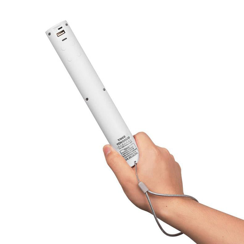 [CLEARANCE] Yongnuo YN60 Portable Stick LED Video Light RGB full Color with Yongnuo App and built-in 5200 mAh Battery Power Bank