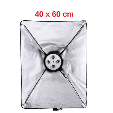 [CLEARANCE] Pxel SB-4B-40X60 4 bulb light head Softbox Continuous lighting Digital light with 4 bulb holders,photographic lighting