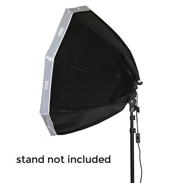 [CLEARANCE] Pxel SB-5B-90 Octagon 5 in 1 E27 Base Socket Octagon Light Lamp Bulb Holder Adapter for Photo Video Studio Softbox 90 cm