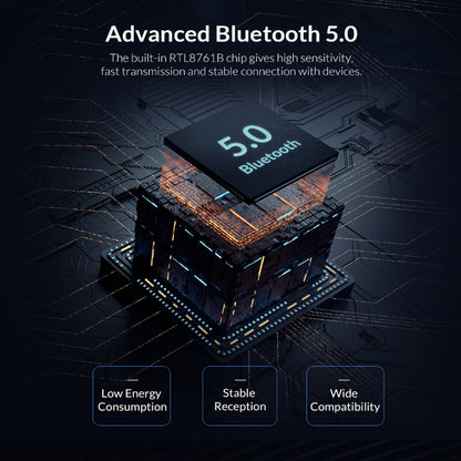 ORICO Bluetooth 5.0 Adapter Dongle for PCs, Desktops & Laptops (Windows Only) – Up to 20m Wireless Range | ORICO-BTA