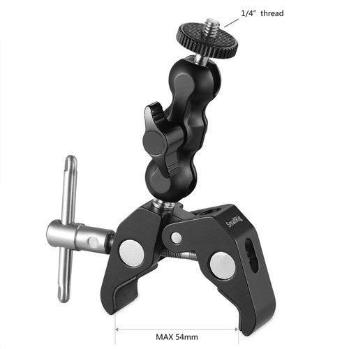 [CLEARANCE] SmallRig 2164 Multifunctional Ballhead Crab Clamp with 3.5" Ball Head Arm