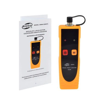 [CLEARANCE] Benetech GM64 GM64 1mW/10mW Portable Fiber Optical Power Meter Laser Source Visual Fault Locator Red Light Tester Pen FC/SC/ST Connector