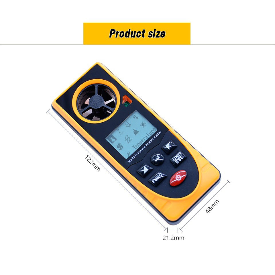 [CLEARANCE] Benetech GM8910 Multifunctiol Digital Anemometer Eight functions, with backlight