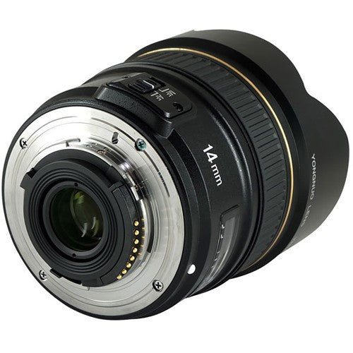 [CLEARANCE] Yongnuo 14mm F2.8N Ultrawide Angle Prime Lens Auto Focus Metal Mount for Nikon DSLR Camera