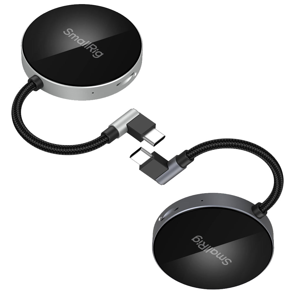 SmallRig Dual SD/TF USB 3.0 4.0 Magnetic MagSafe Memory Card Reader with SDXC / microSDXC Slots, High-Speed 104MB/s 312MB/s Data Transfer, 90° Angled Connector for Smartphones | 4869 4870