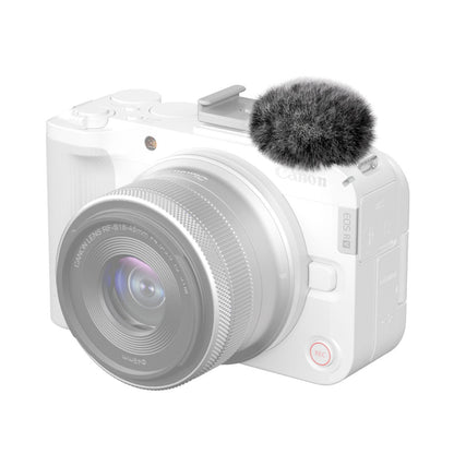 SmallRig Furry Windscreen Kit for Canon EOS R50 V with 2Pcs Wind Muff and Cold Shoe Adapter Camera Accessories | 5434