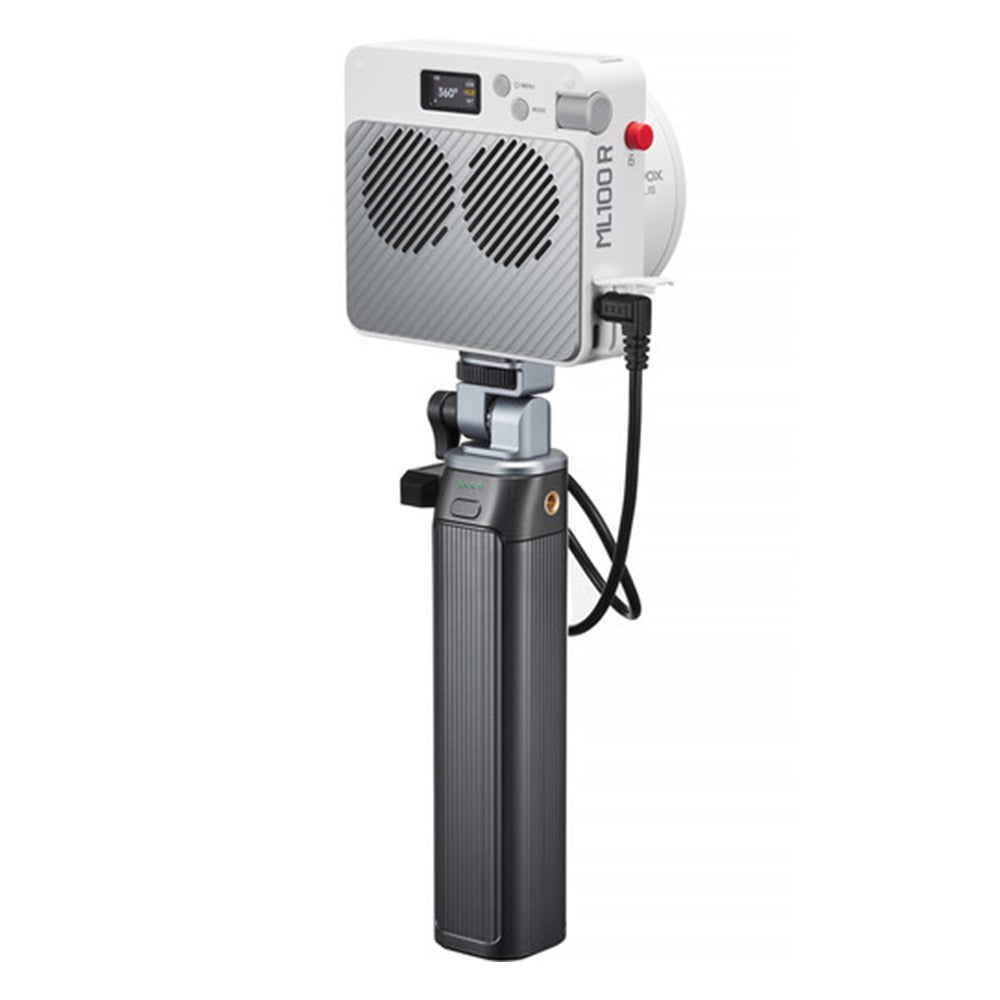 Godox BG02 Handheld Ergonomic Battery Grip 95Wh 6600mAh with D Tap & USB C Cable, 160 Degree Tilting Head, 1/4"-20 Threaded Screw and LED Indicators for Content Creators, Camera Flashes and Lights