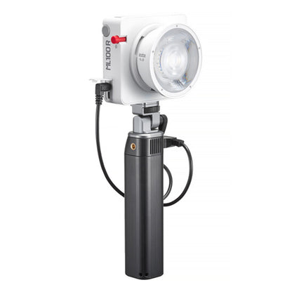 Godox BG02 Handheld Ergonomic Battery Grip 95Wh 6600mAh with D Tap & USB C Cable, 160 Degree Tilting Head, 1/4"-20 Threaded Screw and LED Indicators for Content Creators, Camera Flashes and Lights