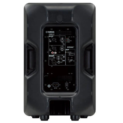 Yamaha DBR12 12" / DBR10 10" 2-Way 1000W / 700W Powered Speaker Active PA Loudspeaker with Bi-Amp, Class D Amplifier, Onboard 2 Channel Mixer, Bass-Reflex Enclosure and Rigging Points for Live Sound, DJ, Events, Studio, Karaoke