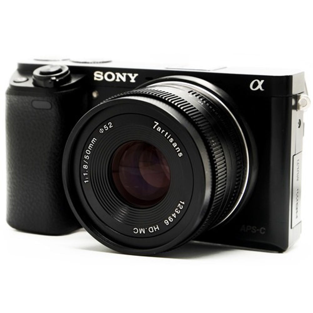 7Artisans 50mm F/1.8 APS-C Format Fujifilm X Mount Compact Portrait Prime Lens MF Manual Focus for Mirrorless Cameras