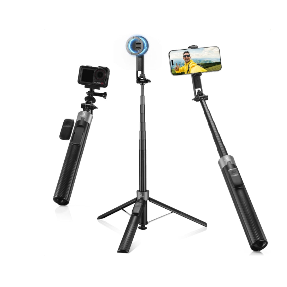 K&F Concept 3-in-1 Pop-Open Magnetic MagSafe Smartphone Tripod & Selfie Stick