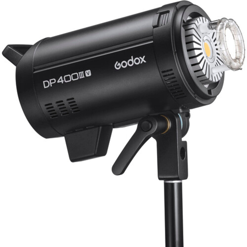Godox DP400III-V DP400IIIV Professional 400W Studio Strobe Flash Light with 2.4GHz Wireless X System, 5800K CCT, LCD Screen Display, Control Port and Bowens Mount Compatible for Photography Lighting and Studio Equipment