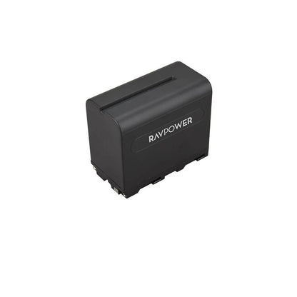 RAVPower NP-F970 Battery Charger and Rechargeable 7800mAh Li-Ion Battery for Selected Sony, Panasonic and JVC Video Camera Recorders