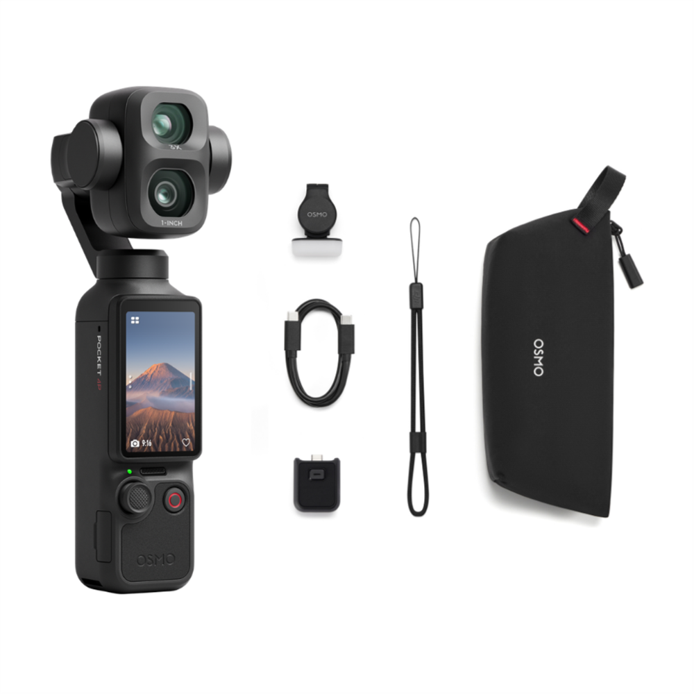 DJI Osmo Pocket 4P 4K Gimbal Camera 1” CMOS Rotating OLED Touchscreen Vlog Cam