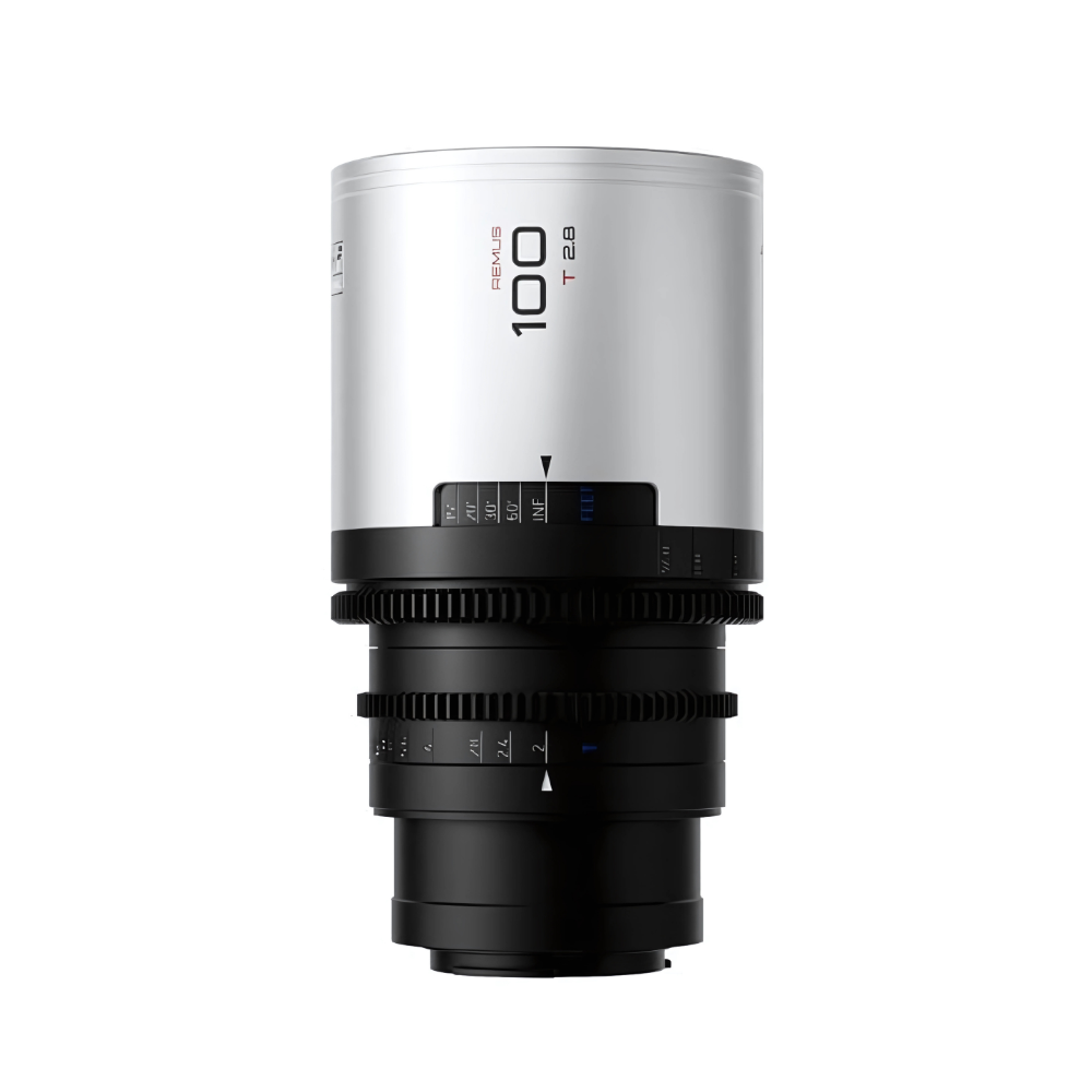 BLAZAR REMUS M 33mm 50mm 85mm 100mm T/1.8 1.5x Full Frame Sony E Mount Anamorphic Cine Lens Set Kit, 0.5 Meter to 0.7 Meter Focusing Distance, Silver Lens Flare and Signature Oval Bokeh, Rich Visuals for Videography Content Creation